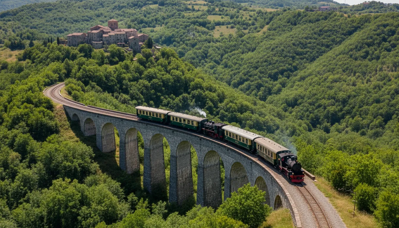 Transiberiana d'Italia e i borghi d'Abruzzo — Un treno lento nel cuore selvaggio degli Appennini