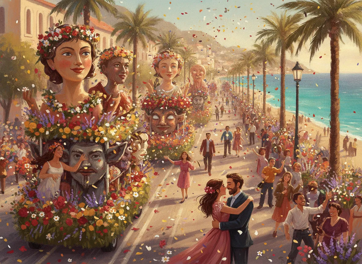 Nizza — La battaglia di fiori di Alphonse Karr