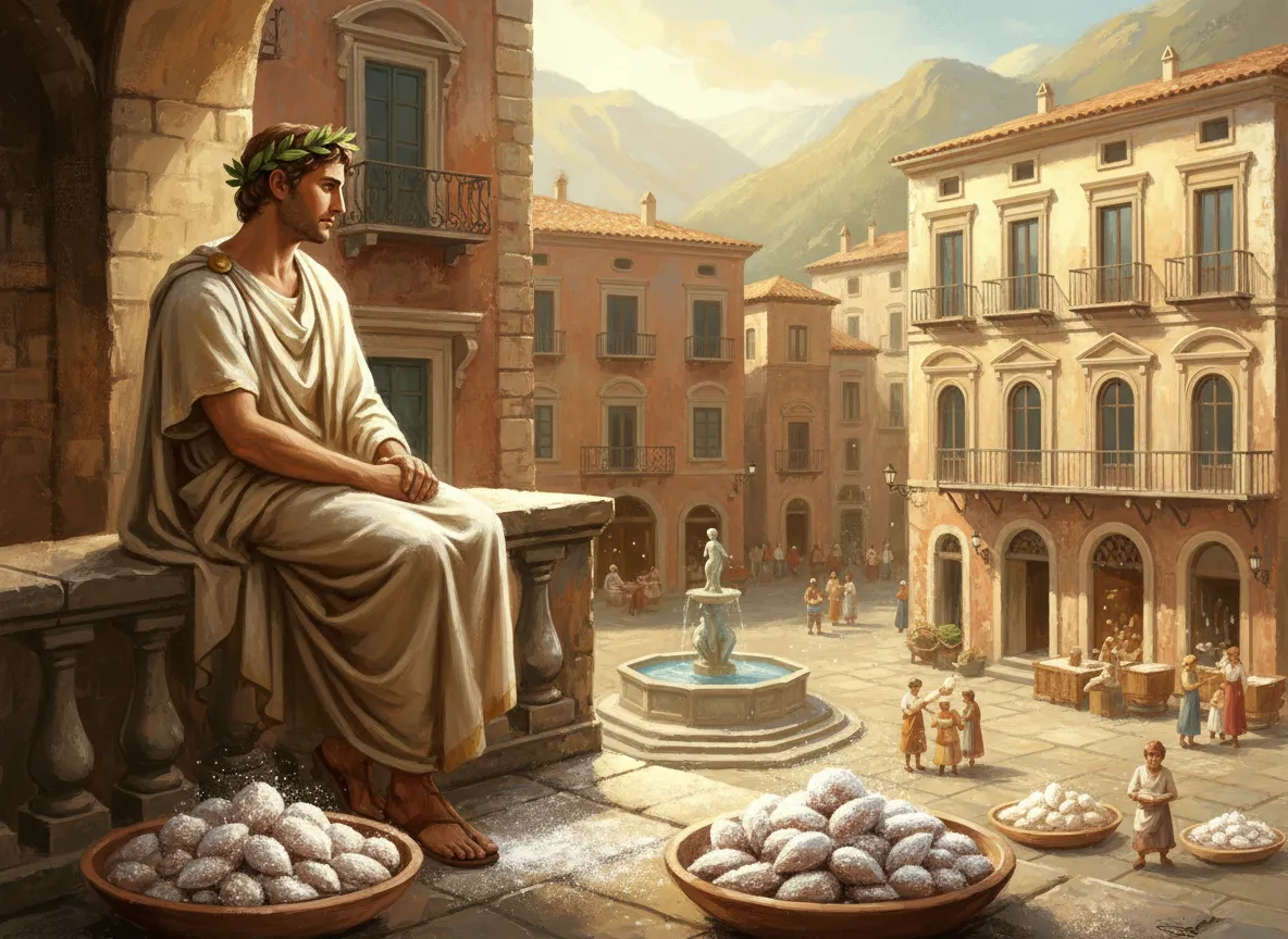 Sulmona — Ovidio, il poeta dell'amore, e i confetti